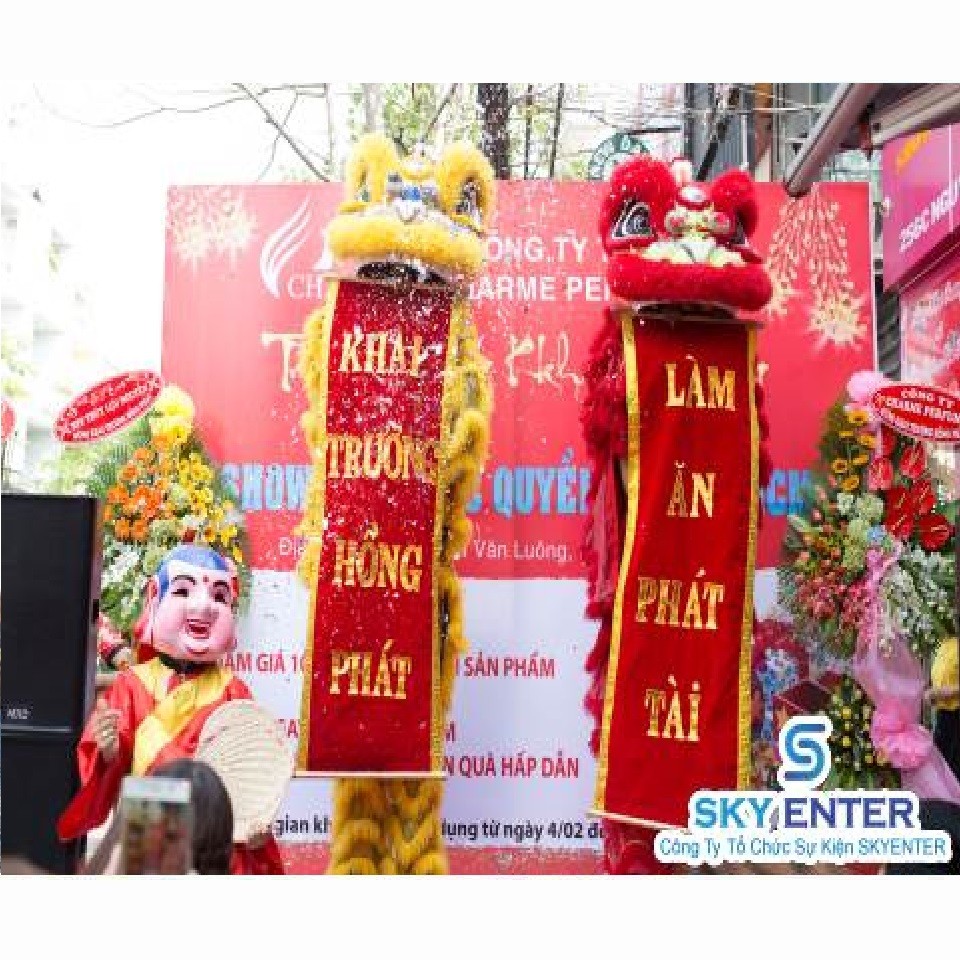 Cung Cấp Cho Thuê Lân Sư Rồng Khai Trương Charme Perfurm